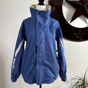 Nike ACG Vintage Y2K Blue Ski Snow Jacket with White Accents, waterproof, Sz M